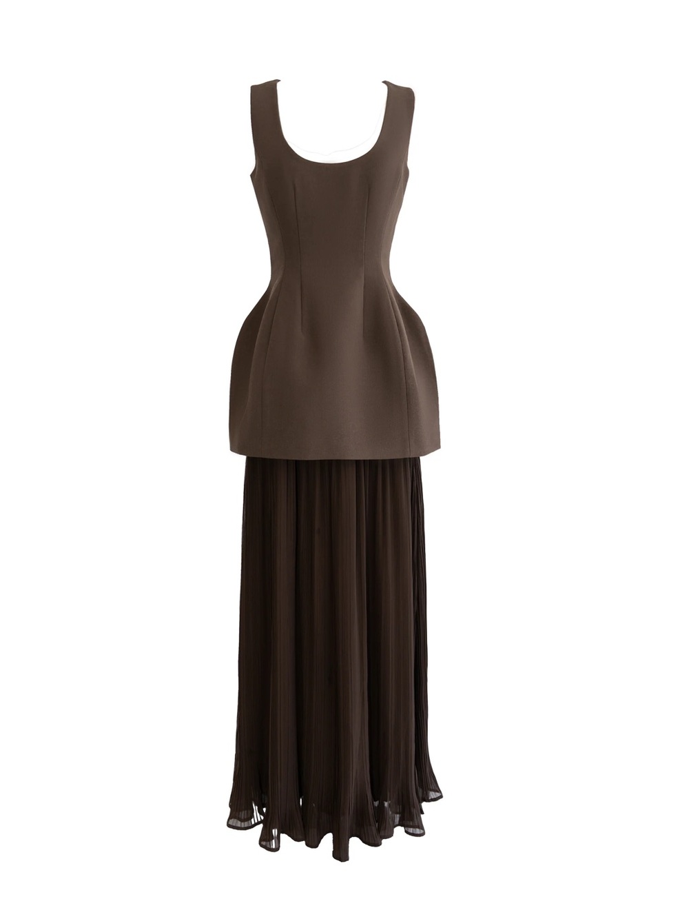 the bekk corset pleated dress - Picture 2 of 7